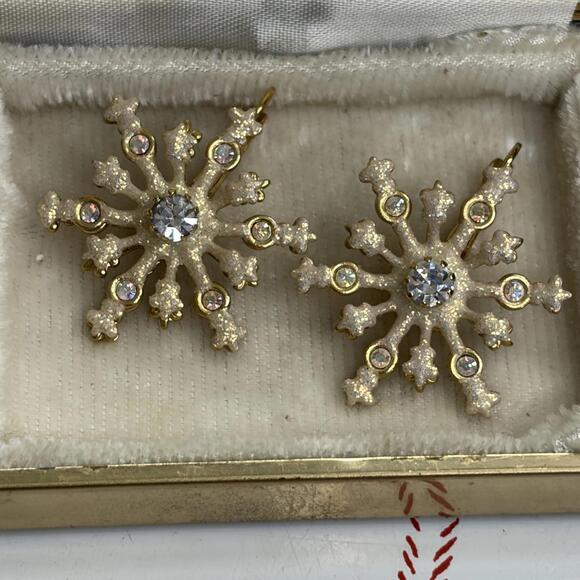 Kirks Folly Jewelry - Kirks Folly snowflake aurora borealis earrings